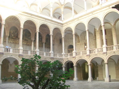 Norman Fortess, Interior Court Yard.